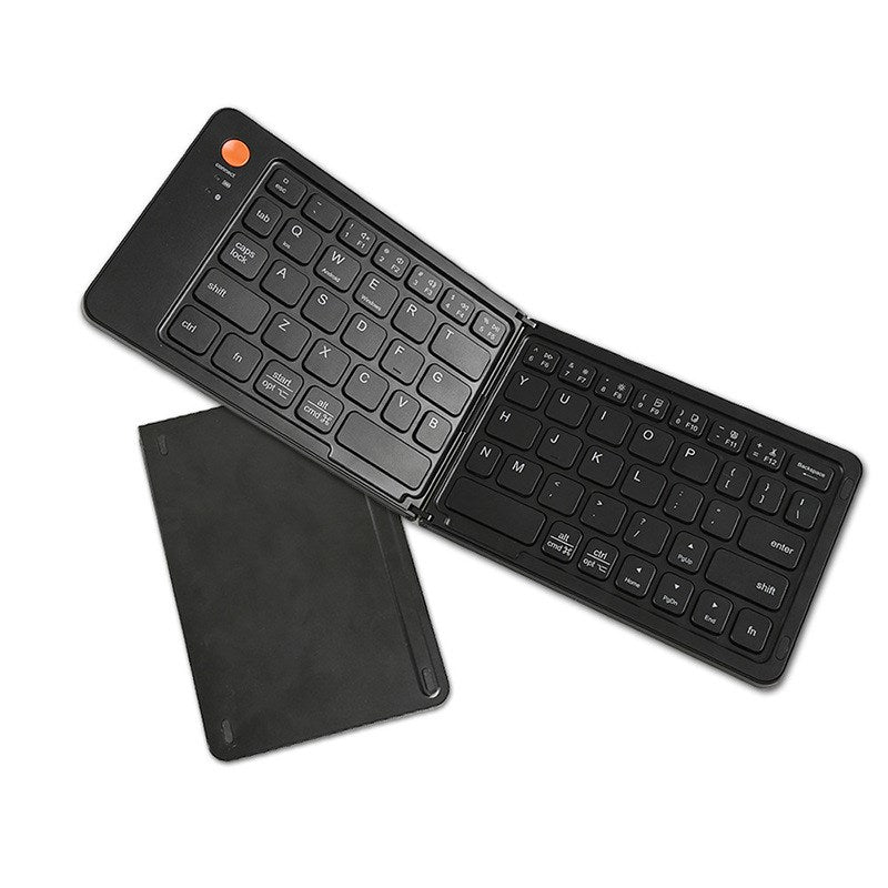 Universal Bluetooth Wireless Foldable Keyboard Case Black