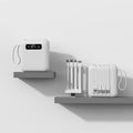 4-In-1 Super Fast Charging 10000mAh Power Bank With 4 External Cable-White
