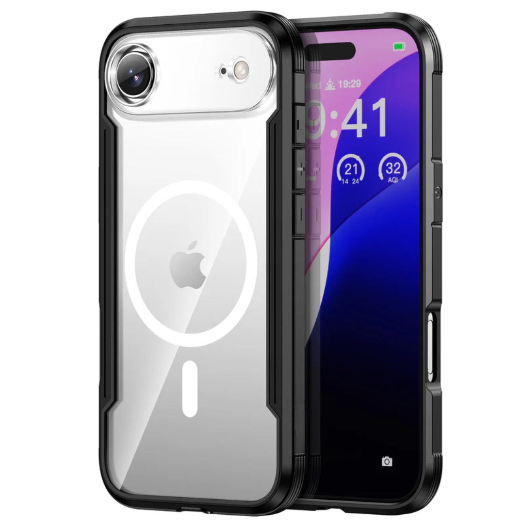 Nebula iPhone 17 Air Clear MagSafe Protective Case Black