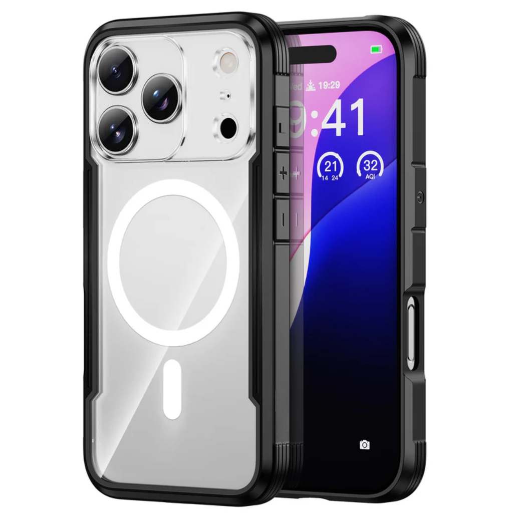 Nebula iPhone 17 Pro/Pro Max Clear MagSafe Protective Case Black