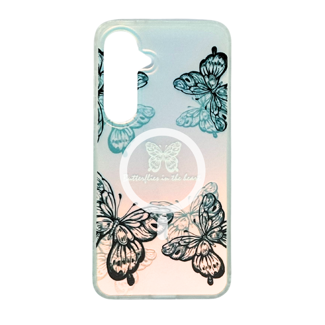 Samsung Galaxy S26 Butterflies in the Heart MagSafe Case