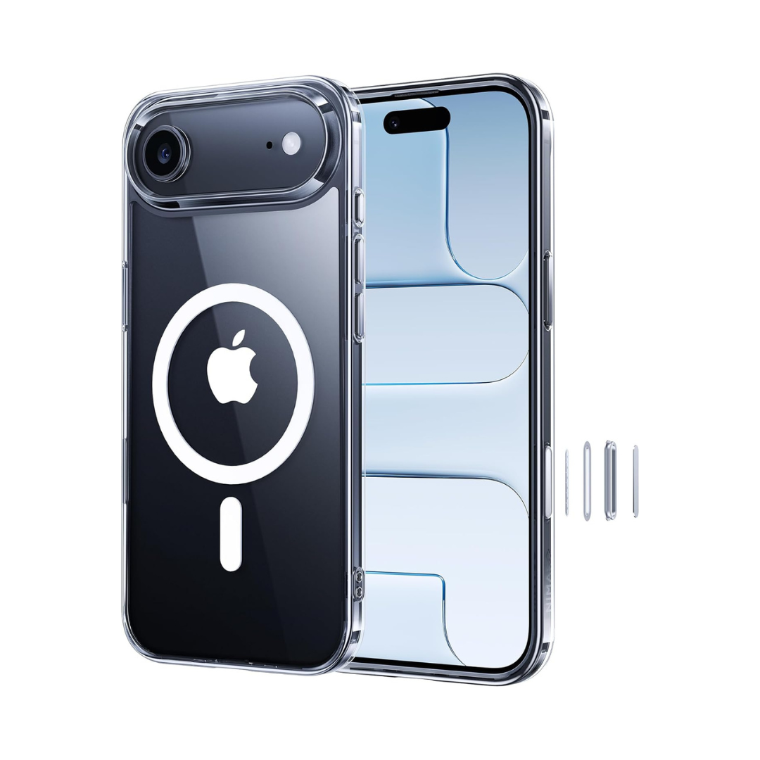iPhone 17 series Magnetic Back Cover Case Clear