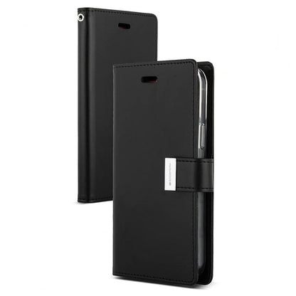 Mercury Goospery Rich Diary Flip Wallet Case for iPhone 13 Series
