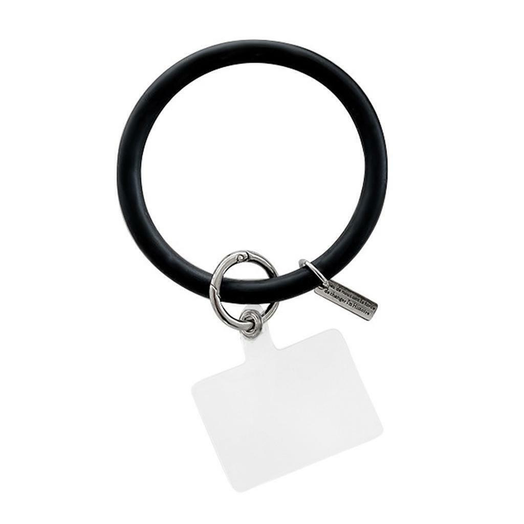 Silicone Phone Wrist Ring Holder - Black