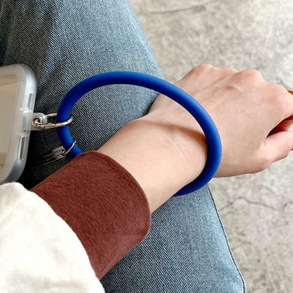 Silicone Phone Wrist Ring Holder - Black