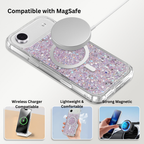 Nebula iPhone 17 Air Magic Glitter Case Purple Silver