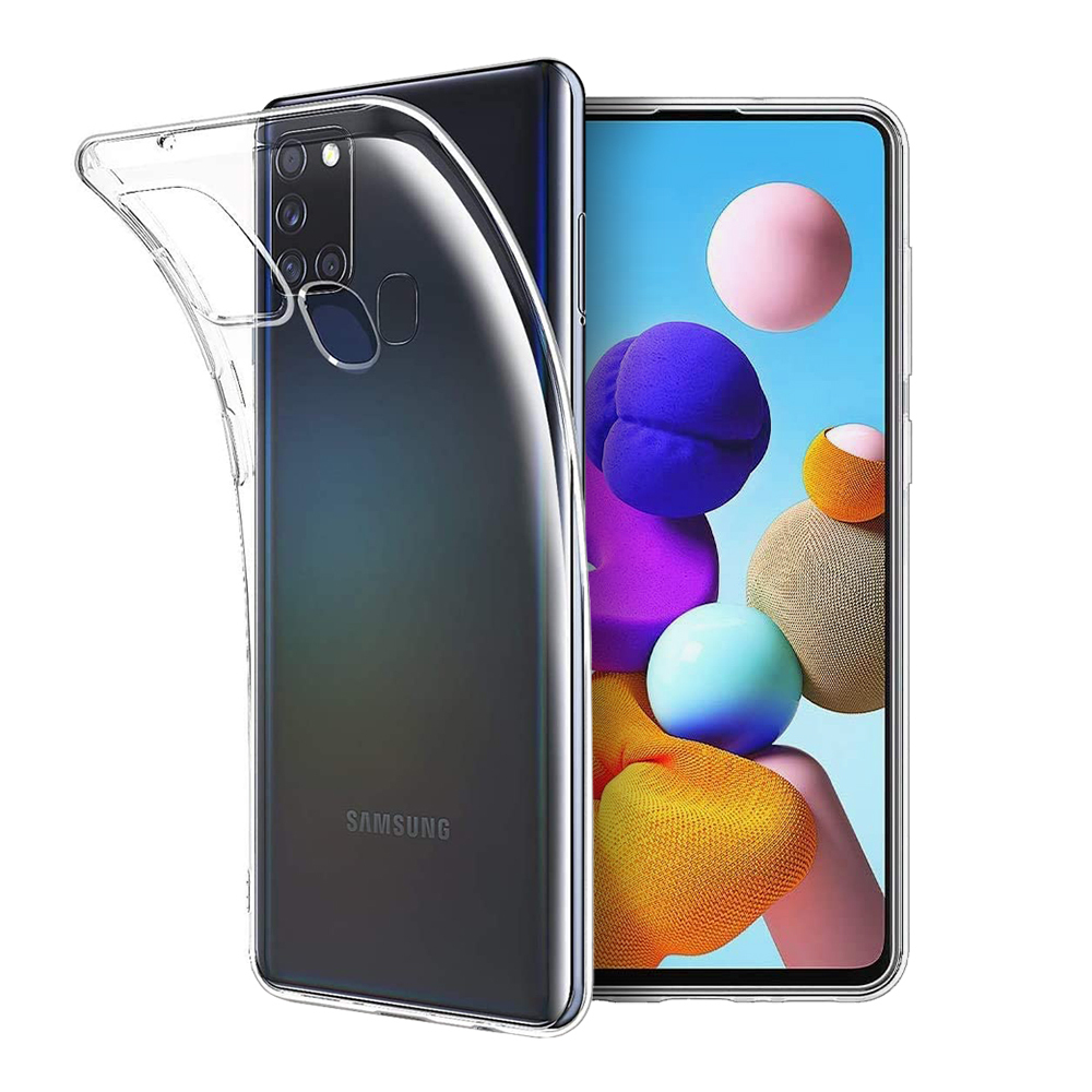 Samsung A21S Jelly Back Cover Clear