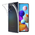 Samsung A21S Jelly Back Cover Clear
