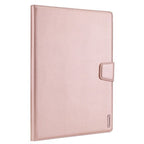 Samsung Galaxy Tab S7+ 12.4-inch Hanman Flip Leather Wallet Case - Rose Gold