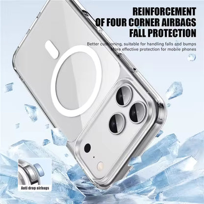 iPhone 17 Series Magnetic Back Cover Case Clear