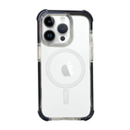 Nebula Clear Back Tough Case with MagSafe for iPhone – Black