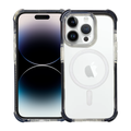 Nebula Clear Back Tough Case with MagSafe for iPhone – Black