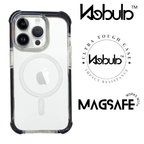 Nebula Clear Back Tough Case with MagSafe for iPhone – Black