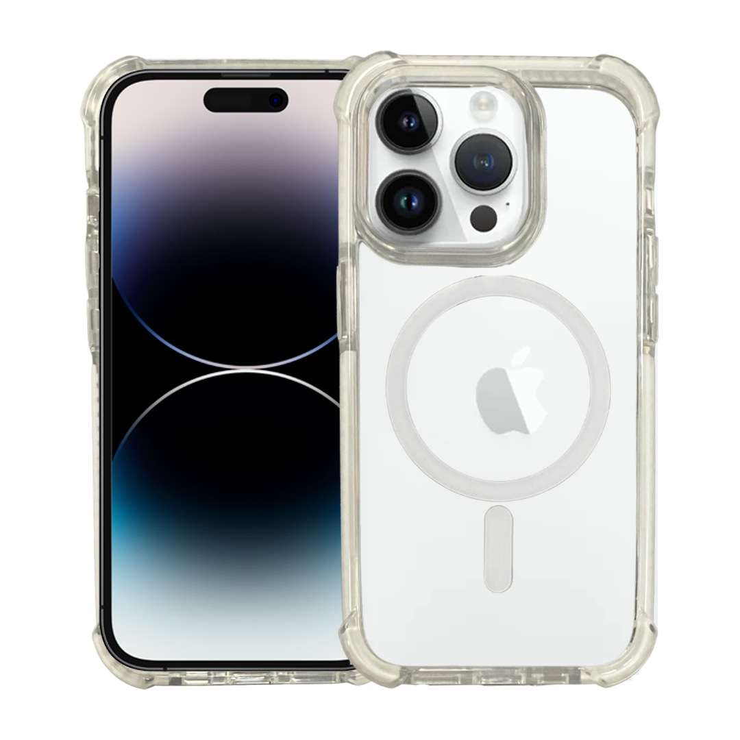Nebula Clear Back Tough Case with Magsafe White - iPhone Cases