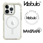 Nebula Clear Back Tough Case with MagSafe for iPhone – White