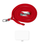 Universal Phone Lanyard with Pad - Red
