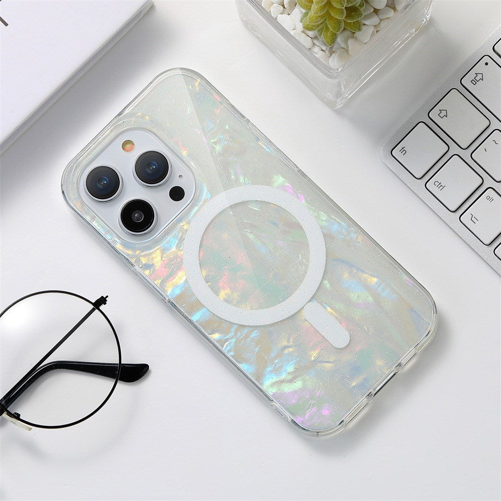 Opal Shell Magsafe Case White - iPhone Cases