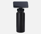 Stainless Steel Gym & Sports Water Bottle with Rotating Phone Holder – 532ml