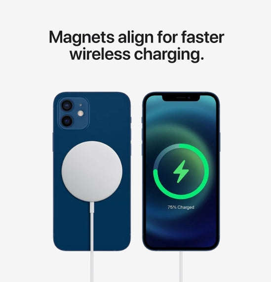 15W Type-C Magnetic Wireless Fast Charger – 1M Cable, Silver