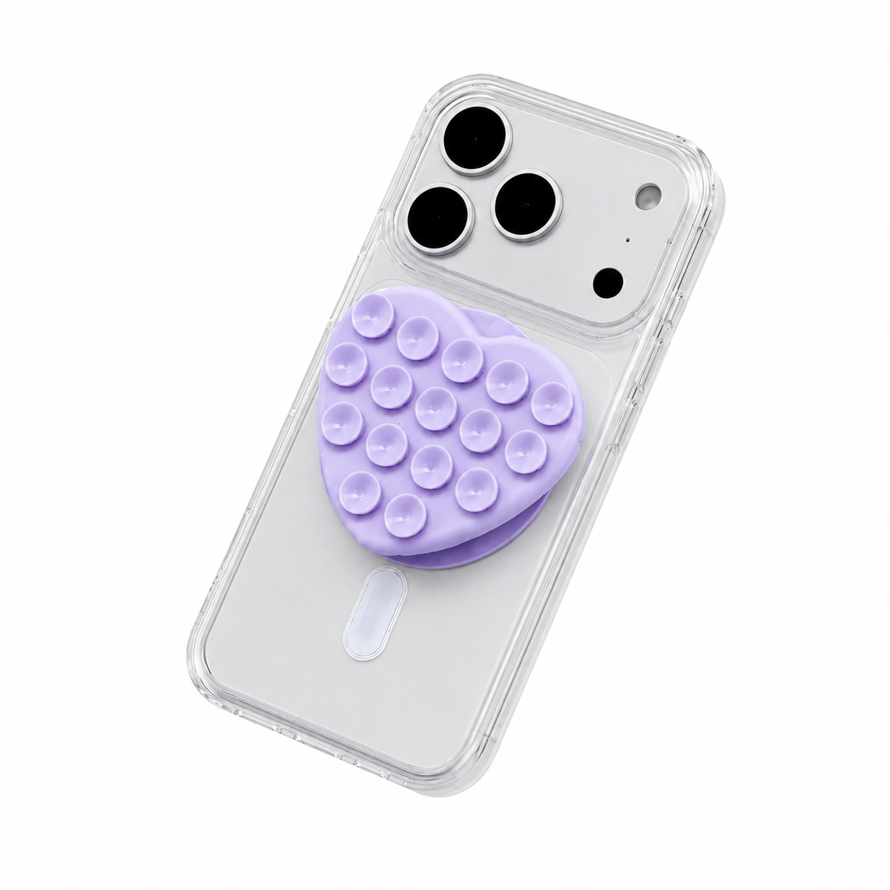 PopGrip MagSafe Suction Heart - Purple