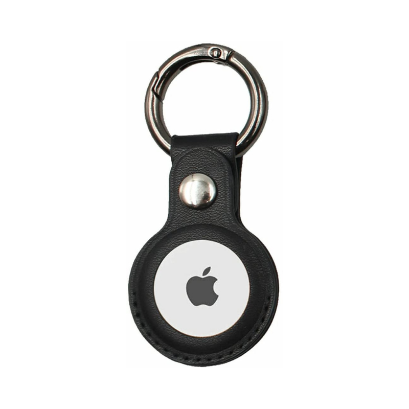 Apple AirTag Leather Protective Case with Keychain Loop