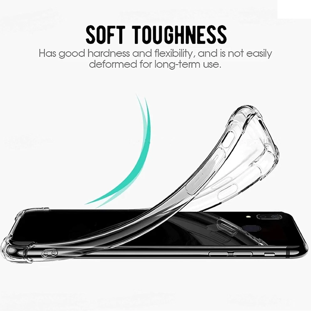 Samsung A73 5G Jelly Back Cover Clear