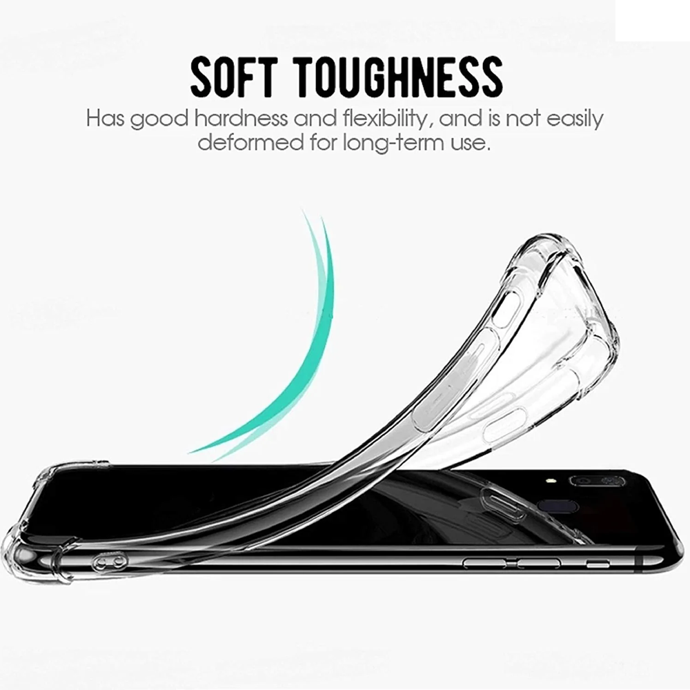 Samsung A34 5G Jelly Back Cover Clear