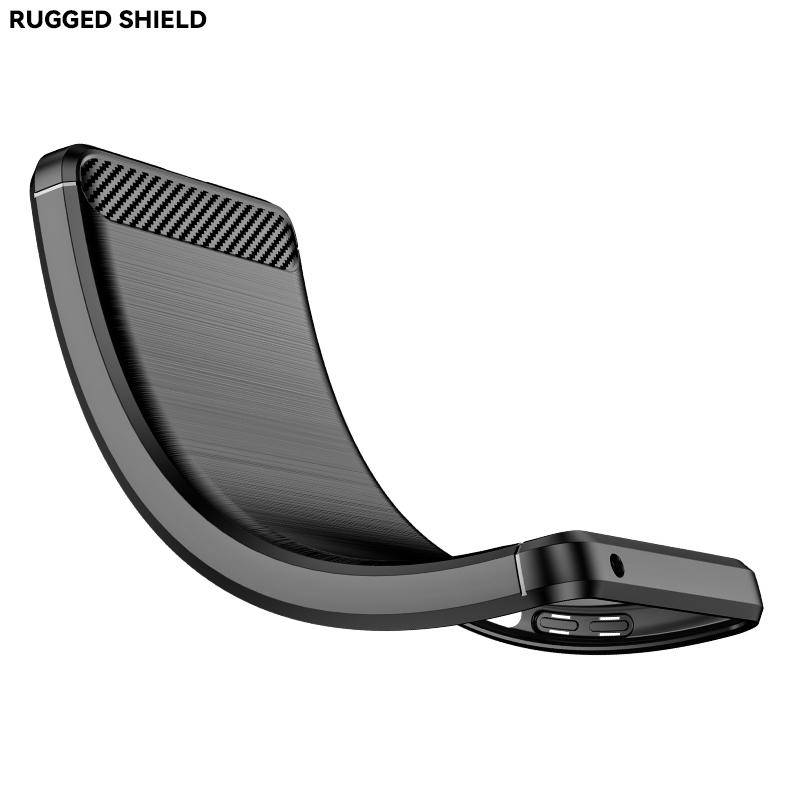 Google Pixel4 XL Slim Carbon Fibre Shockproof Rugged Case Cover Black
