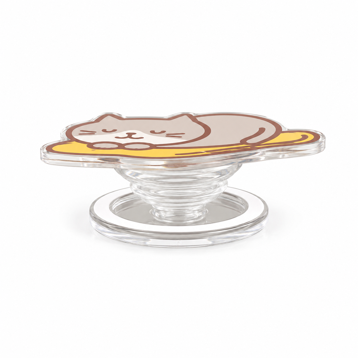 GripPro Magnetic Phone Ring Sleeping Cat