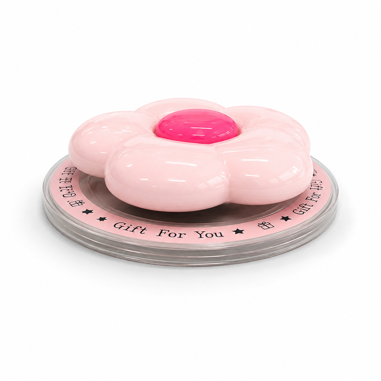 GripPro Magnetic Flower Phone Ring Holder – Pink