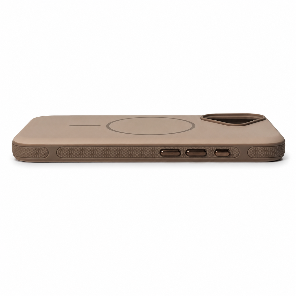 iPhone 17 Magnetic Matte Protective Case-Sand Gold