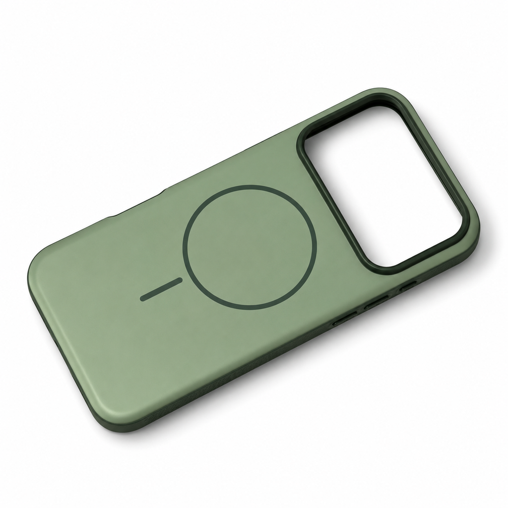 iPhone 17 Pro Max Magnetic Matte Protective Case-Green