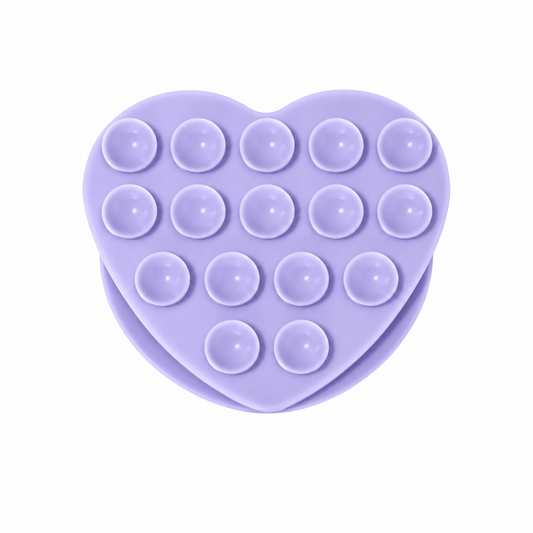 PopGrip MagSafe Suction Heart - Purple