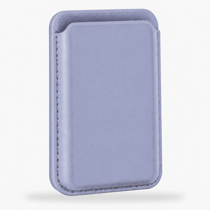 PU Leather Magsafe Card Wallet Purple