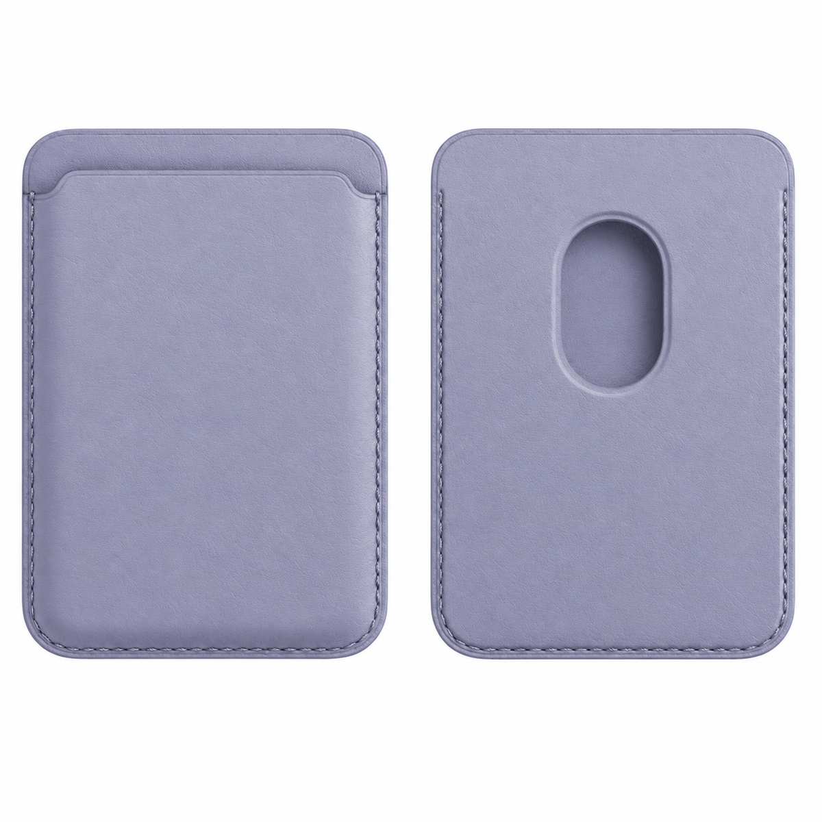 PU Leather Magsafe Card Wallet Purple