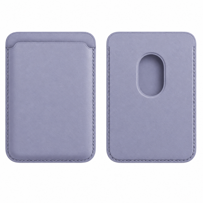 PU Leather Magsafe Card Wallet Purple