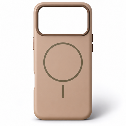 iPhone 17 Pro Magnetic Matte Protective Case-Sand Gold