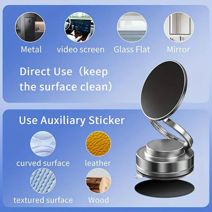 Magnetic Vacuum Suction Phone Holder