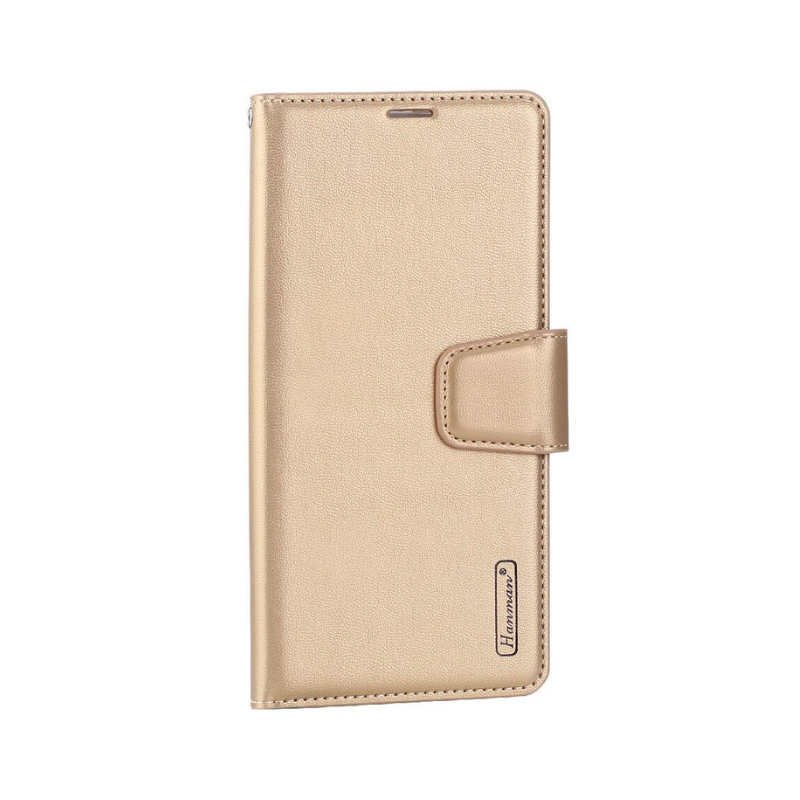 iPhone X/XS Hanman Flip Wallet Case - Gold