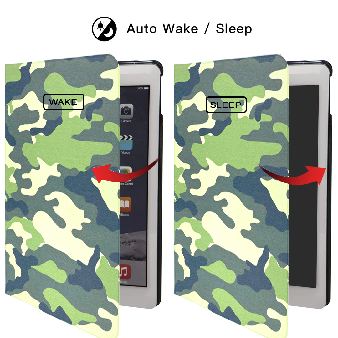 iPad 10th 10.9 inch/A16 Smart iPad Case Army Camo