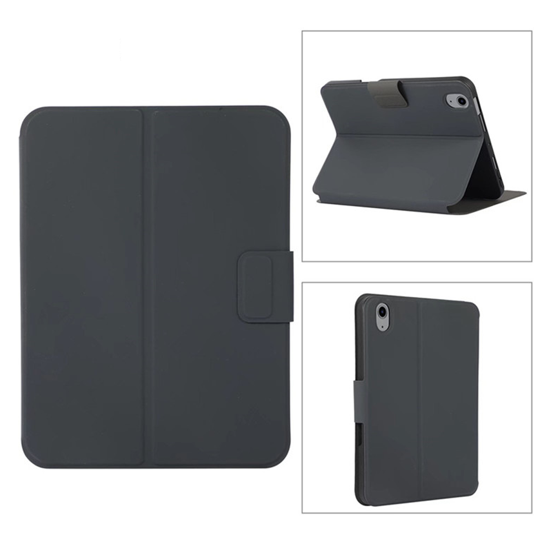 iPad 10th Generation 10.9 inch Slim Flip Case with Pen Storage - Black