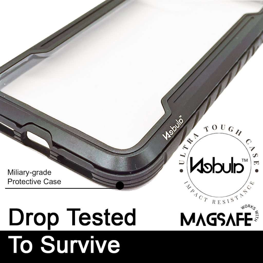 Nebula Military Shield & Clear Protective Phone Cases for iPhone