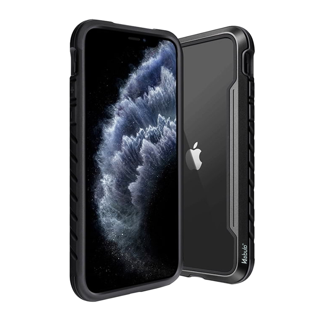 Nebula Military Shield Phone Case Black - iPhone Cases