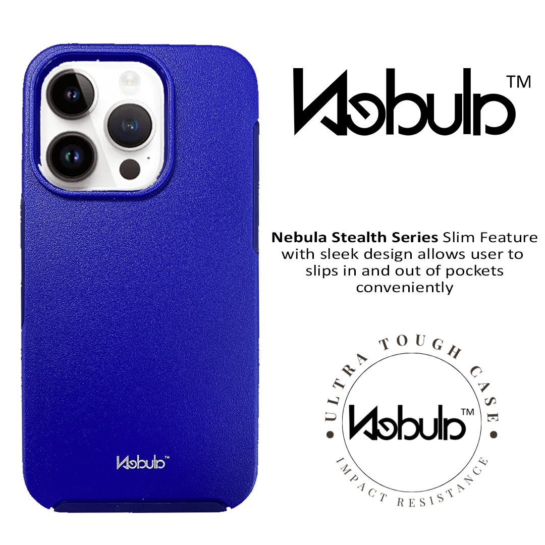Nebula Stealth Series Ultra Slim Phone Case Royal Blue - iPhone Cases