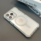 Nebula Clear Back Tough Case with MagSafe for iPhone – White