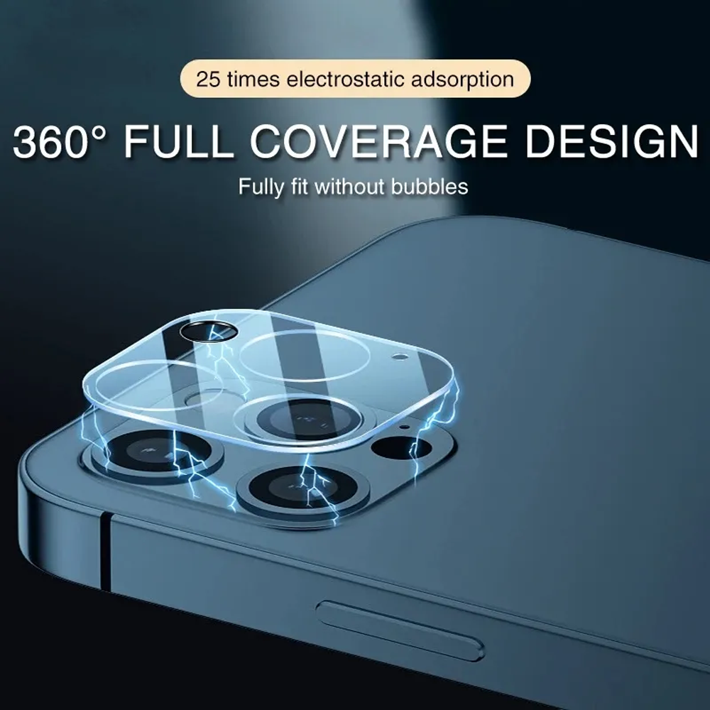 9H Full Camera Lens Tempered Glass for iPhone Models