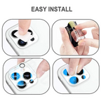 9H Full Camera Lens Tempered Glass for iPhone Models