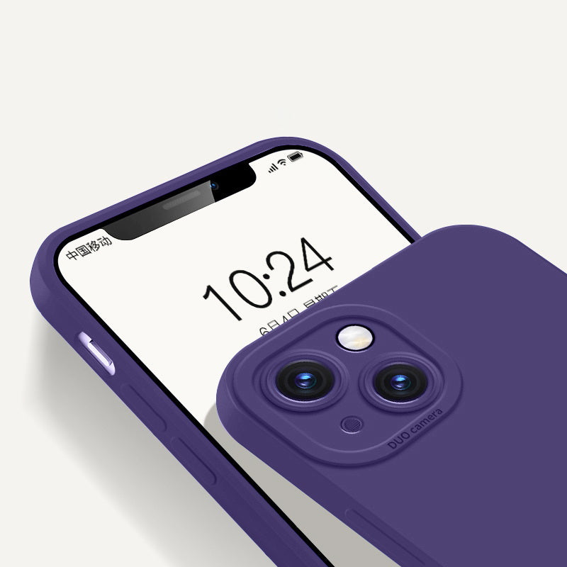 iPhone 12 Pro Silicone Rubber Case Purple