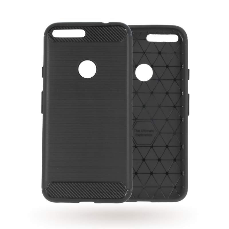 Google Pixel XL Slim Carbon Fibre Shockproof Rugged Case Cover Black