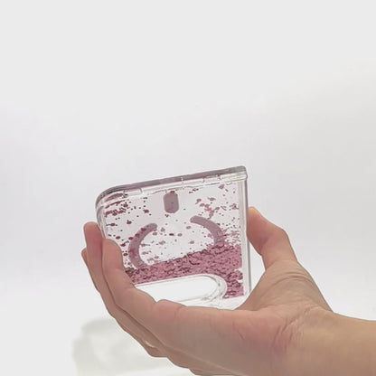 iPhone Duo Liquid Glitter MagSafe Case Pink